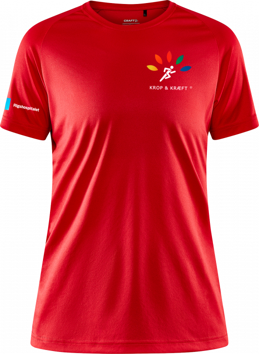 Craft - Kok Region H T-Shirt Woman - Rosso