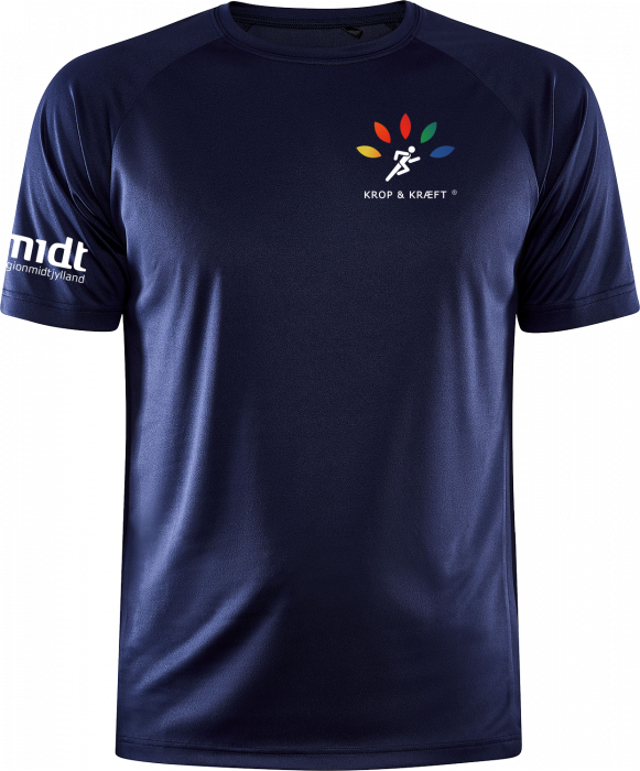 Craft - Kok Region Midtjylland T-Shirt Herre - Navy blå